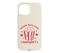 Wanna Have Some Tonight? Cute Popcorn Case for iPhone 15