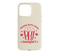 Wanna Have Some Tonight? Cute Popcorn Case for iPhone 15 Pro Max