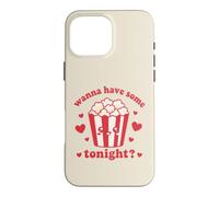 Wanna Have Some Tonight? Cute Popcorn Case for iPhone 16 Pro Max