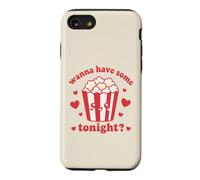 Wanna Have Some Tonight? Cute Popcorn Case for iPhone SE (2020) / 7/8