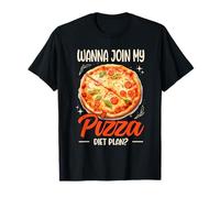 Wanna Join My Pizza Diet Plan Funny Pizza Lover T-Shirt