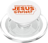 Wanna Know About Jesus Christ Evangelism Christian Witness PopSockets PopGrip for MagSafe