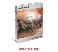 WANNA ONE [1¹¹=1 POWER OF DESTINY] 1st Album ADVENTURE CD+POSTER+120p Photo Book+1ea Sleeve Cover+1p Stamp Sicker +1p Flim Photo Card+1ea Lyrics+1ea Golden Ticket+Tracking Number K-POP SEALED