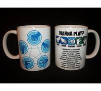 Wanna Play? Rock, Paper Scissors, Lizard, Spock Ceramic Mug