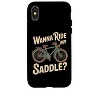 Wanna Ride My Saddle Bicycle Fun Design Case for iPhone X/XS