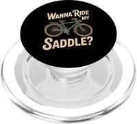 Wanna Ride My Saddle Bicycle Fun Design PopSockets PopGrip for MagSafe