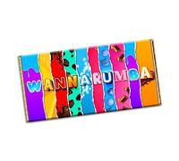Wanna Rumba Chocolate Bar Wrapper Novelty Gift Present Funny Rude Adult Insulting for Birthday Christmas Xmas Valentines (#1155) (without chocolate bar)