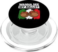 Wanna See My Balls? Meatball Italian Kitchen Lover Italy PopSockets PopGrip for MagSafe