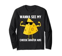Wanna See My Cheese Grater Abs Cheese Sunglasses Long Sleeve T-Shirt