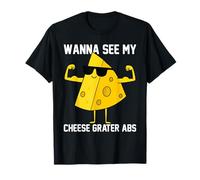 Wanna See My Cheese Grater Abs Cheese Sunglasses T-Shirt