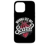 Wanna See My Scars Heart Surgery Survivor Case for iPhone 13 Pro Max