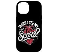 Wanna See My Scars Heart Surgery Survivor Case for iPhone 14