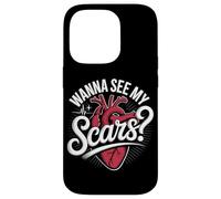 Wanna See My Scars Heart Surgery Survivor Case for iPhone 14 Pro