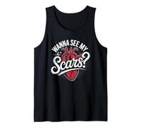 Wanna See My Scars Heart Surgery Survivor Tank Top