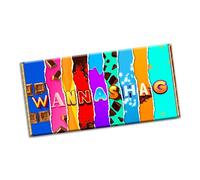 Wanna shag Chocolate Bar Wrapper Novelty Gift Present Funny Rude Adult Insulting for Birthday Christmas Xmas Valentines (#1119) (without chocolate bar)