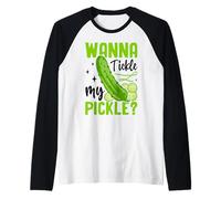 Wanna Tickle My Pickle? Raglan Baseball Tee