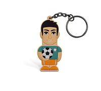 WannaBe Football Player Keyring Keychain Keychain Men Keychain Decoration for Customizing Backpack, Bag, Perfect Gift/Thoughtfulness Gift for Children, multi-coloured, Key ring and chain