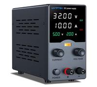 Wanptek DC Power Supply Variable 30V 10A, Bench Power Supplies with Encoder Adjustments Knob, USB Fast Charge Port with Output Current Display, 4-Digit LED Display