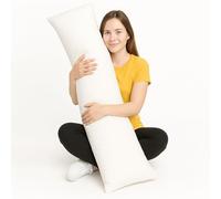 WANSHA HOME Body Pillow Long Bolster Pillows for Sleeping - Super King 6 ft (72") - Big Support Full Body Pillow for Adults - Orthopaedic, Pregnancy Cuddle Snuggle & Sleep Hug Side