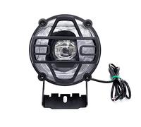 WanShi Electric Bike Motorcycle Front Light High Brightness Electric Bicycle Horn Headlight Aluminium Alloy Adjustable Angle