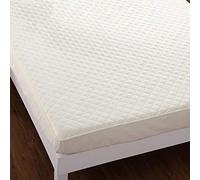 WANSHIOK Breathable Top Mattress Protector, Solid Color Bed Mattresses Polyester Fiber Brushed Embossed Material Bed Sheet Dust Cover Babies, Women, Pets, The Elderly,Beige,120 * 200CM