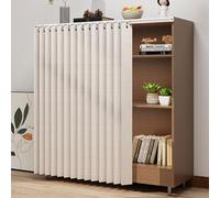 Wansiman Cabinet Curtains,short Curtains,cafe Curtains,Curtains Under The Sink,room Divider Curtains,shelf Dust Curtain,cabinet Door Curtains,Waterproof, For Wardrobes,Bookshelves,Shoe Cabinets