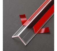 Wansiman Corner Protectors For Walls,wall Corner Guards,wall Plastic Corner,Clear Angle Trim,Clear Peel And Stick L Molding Corner Guards,self Adhesive,for Wall Door Frame Cabinet Protection