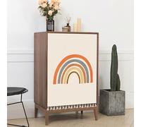 Wansiman Cupboard Shade Curtain,Dustproof Curtain For Shelves,Bathroom,French Window Drapes,Cupboard Curtains For Kitchen,Bathroom Curtains,With Hook And Loop Strip,Blackout