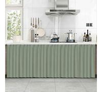 Wansiman Kitchen Curtains,Curtains Under The Sink,linen Curtains,cupboard Curtain Kitchen,curtain Dustproof For Storage Cabinets,Shading Ventilation,for Wardrobes,bookshelves,storage Cabinets