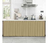 Wansiman Kitchen Curtains,Curtains Under The Sink,linen Curtains,cupboard Curtain Kitchen,curtain Dustproof For Storage Cabinets,Shading Ventilation,for Wardrobes,bookshelves,storage Cabinets