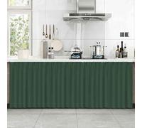 Wansiman Kitchen Curtains,Curtains Under The Sink,linen Curtains,cupboard Curtain Kitchen,curtain Dustproof For Storage Cabinets,Shading Ventilation,for Wardrobes,bookshelves,storage Cabinets