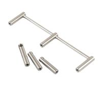Wansiman Metal Shelf Guard Rail,Tipping Rail Set For Wood/Gallery Shelves,Long Floating Shelf Railing Rod,Cabinet Fence Decorative Guardrail,anti-drop,sturdy,for Kitchen,Bathroom,Living Spaces