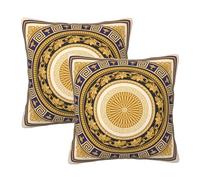 Wansin Pillow Covers Set of 2 Throw Pillow Covers Decorative Pillow Cases Modern Home Decor for Sofa Couch Bed Greek Key 16"X16"(40 * 40cm)