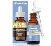 Wansiven Caffeine Eye Cream, Anti-Aging Under Serum, Anti-Wrinkle Moisturizing with Niacinamide Hyaluronic Acid and Caffeine for Men and Women 20 g (One Size)