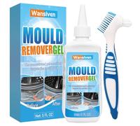 Wansiven Mould Remover, Washing Machine Mould Remover Gel, Effectively Removes Black Mold, Mould Cleaner for Bathroom Toilet Washing Machine rubber, Kitchen Sink, Tile Stain 140g