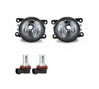 WANSONGHUI Car Front Foglight For Opel For Agila For Astra G H For Corsa D Meriva A OPC 9270157 Pair Left Right Front Fog Lights Lamp Assembly(Pair With LED M10)