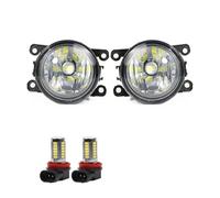 WANSONGHUI Car Front Foglight For Opel For Agila For Astra G H For Corsa D Meriva A OPC 9270157 Pair Left Right Front Fog Lights Lamp Assembly(Pair With LED L10)
