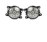 WANSONGHUI Car Front Foglight For Opel For Agila For Astra G H For Corsa D Meriva A OPC 9270157 Pair Left Right Front Fog Lights Lamp Assembly(2Pcs White LED)