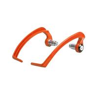 WANSONGHUI Motorbike Handguards 2PCS 7/8" 22mm 28mm Handguard Motorcycle ABS Guards Clutch Handlebar Protection Handle Bar Guards Universal Accessories(Orange)