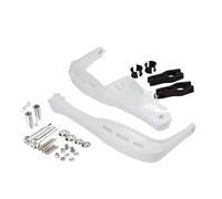 WANSONGHUI Motorbike Handguards Motorcycle Hand Guard Dirt Bike Handguard Protector for ACERBIS Handlebar Handguards Fit 7/8" 22mm 1/8'' 28MM Fat Bar(White)