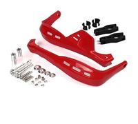 WANSONGHUI Motorbike Handguards Motorcycle Hand Guard Dirt Bike Handguard Protector for ACERBIS Handlebar Handguards Fit 7/8" 22mm 1/8'' 28MM Fat Bar(Red)