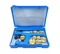 WANSUPYIN 2023 12x 4mm Watch Back Case Closer Professional Watchmaker Presser Repair Tool Kit with 9 Dies Watch Accessories