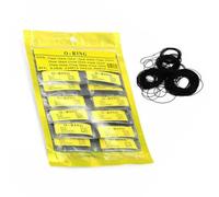 WANSUPYIN 2023 500Pcs Plastic Watch Gasket Kit Dia 0.8mm 31-40mm Rubber O-Ring Watch Back Cover Seal Gaskets