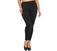 Want Clothing Ladies Plus Size Stretch FIT HIGH Waist Warm Winter Fleece Lined Leggings - Black Charcoal Mocha Khaki Navy Wine Rust - 2XL - 5XL (Black - 4XL-5XL)