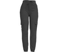 Want Clothing Womens Ladies Cargo Combat Stretch Casual Trosers Slim Fit Sport Joggers Black Navy Mustard Khaki Rust Grey UK Size 8 10 12 14