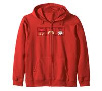Want more coffee sign language speech pathology aac sped Zip Hoodie
