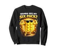 Want to See My Six Pack Bricks Lover Master Builder Funny Sweatshirt