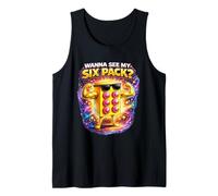 Want to See My Six Pack Bricks Lover Master Builder Funny Tank Top
