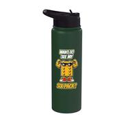 Want to See My Six Pack Funny Block Building Brick Builder Stainless Steel Insulated Water Bottle