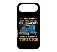 Want To Talk About Trucks Funny Truck Driver Trucker Case for iPhone Air